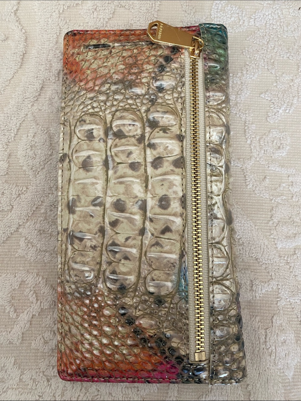 Brahmin Charming Python small Caroline with matching Addy wallet. - Picture 7 of 9